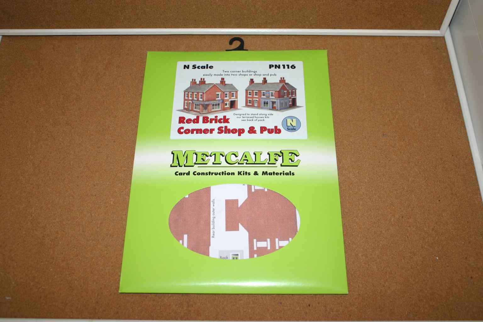 Metcalfe PN116 Corner Shop & Pub N Scale Card Kit 1 Metcalfe PN116 Corner Shop & Pub N Scale Card Kit