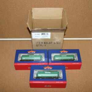 Bachmann 37-576T Set of Three TTA Tank Wagons Weedkiller Water Tank Wagons Exclusive for Modelzone Pre-Owned AS NEW