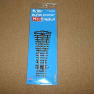 Peco Setrack SL-U97 Small Radius Y Turnout Code 100 OO/HO Gauge