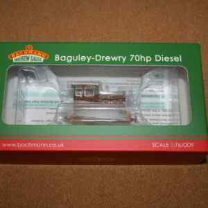 Bachmann 392-027 Baguley-Drewry 70HP Diesel Lined Crimson 009 Loco