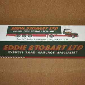Atlas Oxford Diecast 4649110 Scania T Series Curtainside 'Eddie Stobart' (Haulage) 1:76 Scale