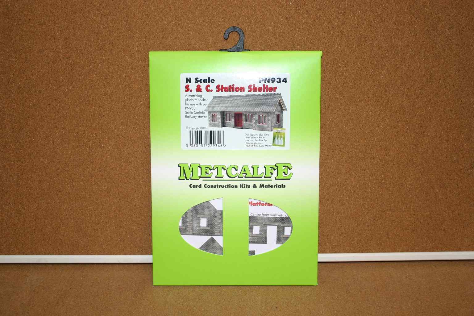 Metcalfe PN934 Settle & Carlisle Railway Station Shelter N Scale Card Kit 1 Metcalfe PN934 Settle & Carlisle Railway Station Shelter N Scale Card Kit