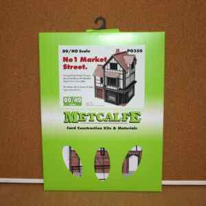 Metcalfe PO350 No1 Market Street Timber Framed Period Building OO/HO Scale Card Kit