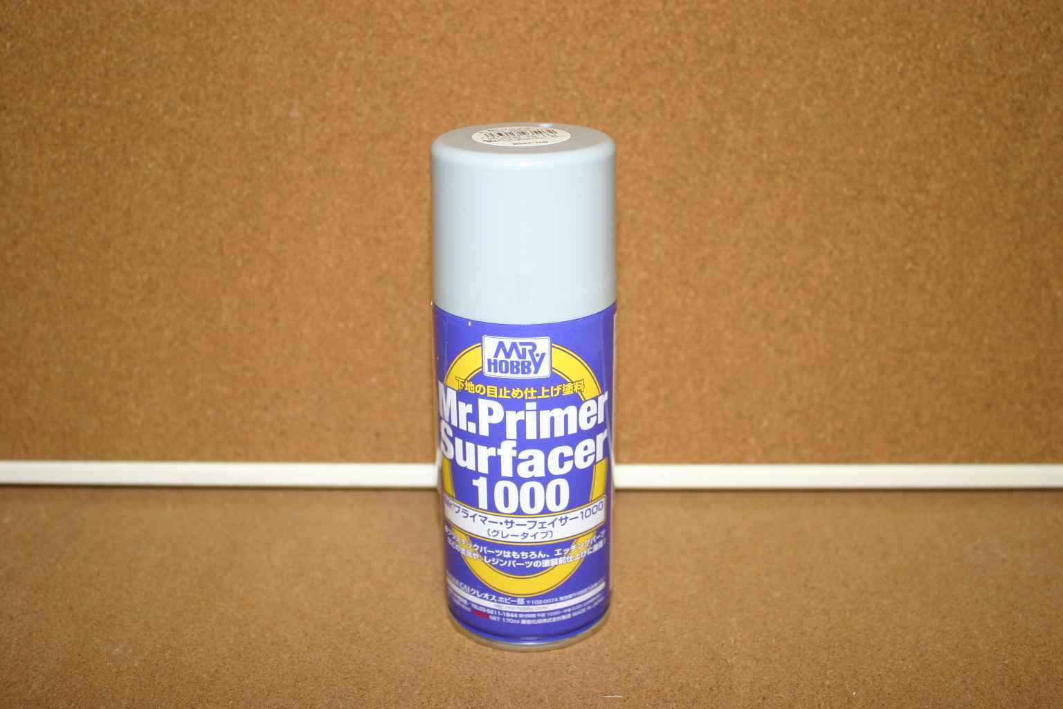 Mr Hobby B524 Mr Primer Surfacer 1000 Rattle Spray 170ml Can 1 Mr Hobby B524 Mr Primer Surfacer 1000 Rattle Spray 170ml Can