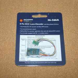 Bachmann 36-566A 8 Pin DCC Loco-Decoder (with Brake Button function)