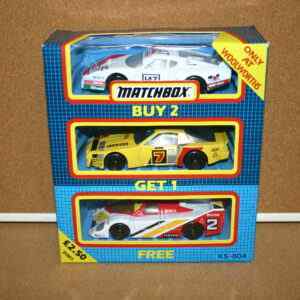 Matchbox KS-804 Race Car Set Triple Pack