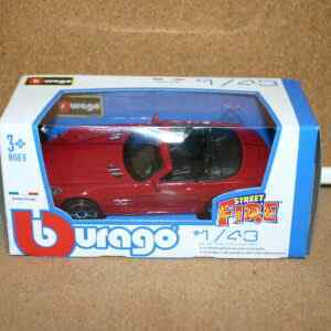 Burago Street Fire 30241 Mercedes SLS AMG Roadster - Red 1:43 Scale