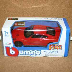 Burago Street Fire 30135 Nissan GT-R 2017 - Red 1:43 Scale