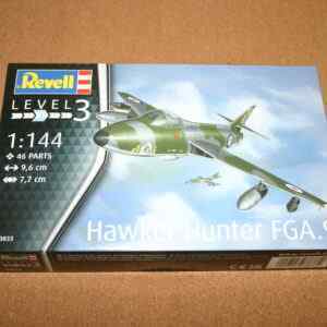 Revell 03833 Hawker Hunter FGA.9 Model Kit 1:144 Scale