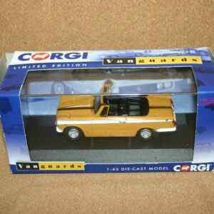 Corgi Vanguards VA07406 Triumph Herald 13/60 Covertible Saffron 1:43 Scale