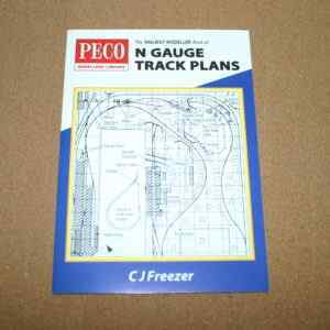 Peco PB-4 Railway Modeller Book of N Gauge Track Plans by C.J.Freezer