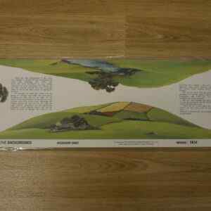 Peco Scene SK-34 Medium Accessory Sheet Background (Paper Printed)