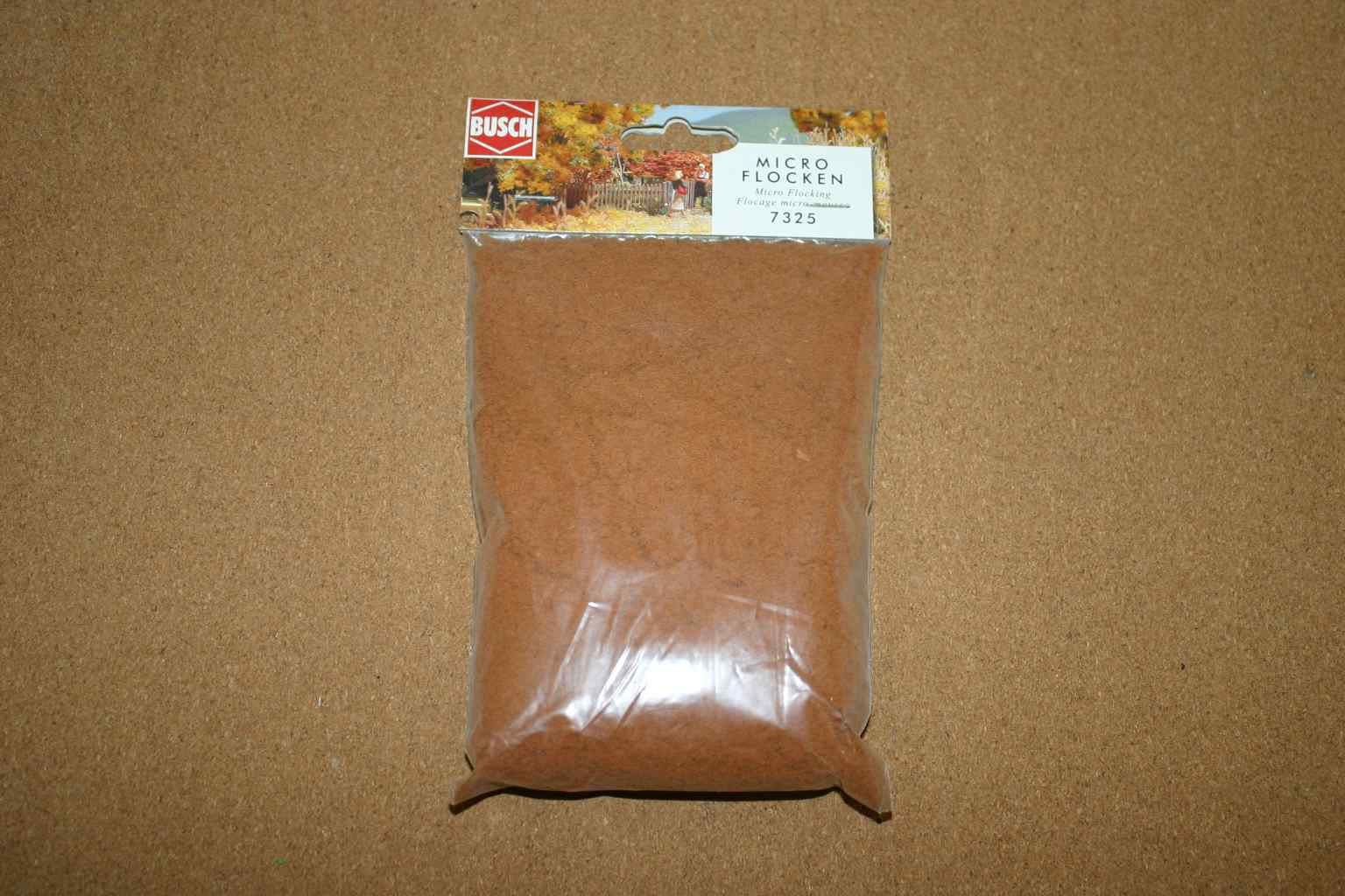 Busch 7325 Orange / Brown Autumn Fine Flock 500ml 1 Busch 7325 Orange / Brown Autumn Fine Flock 500ml