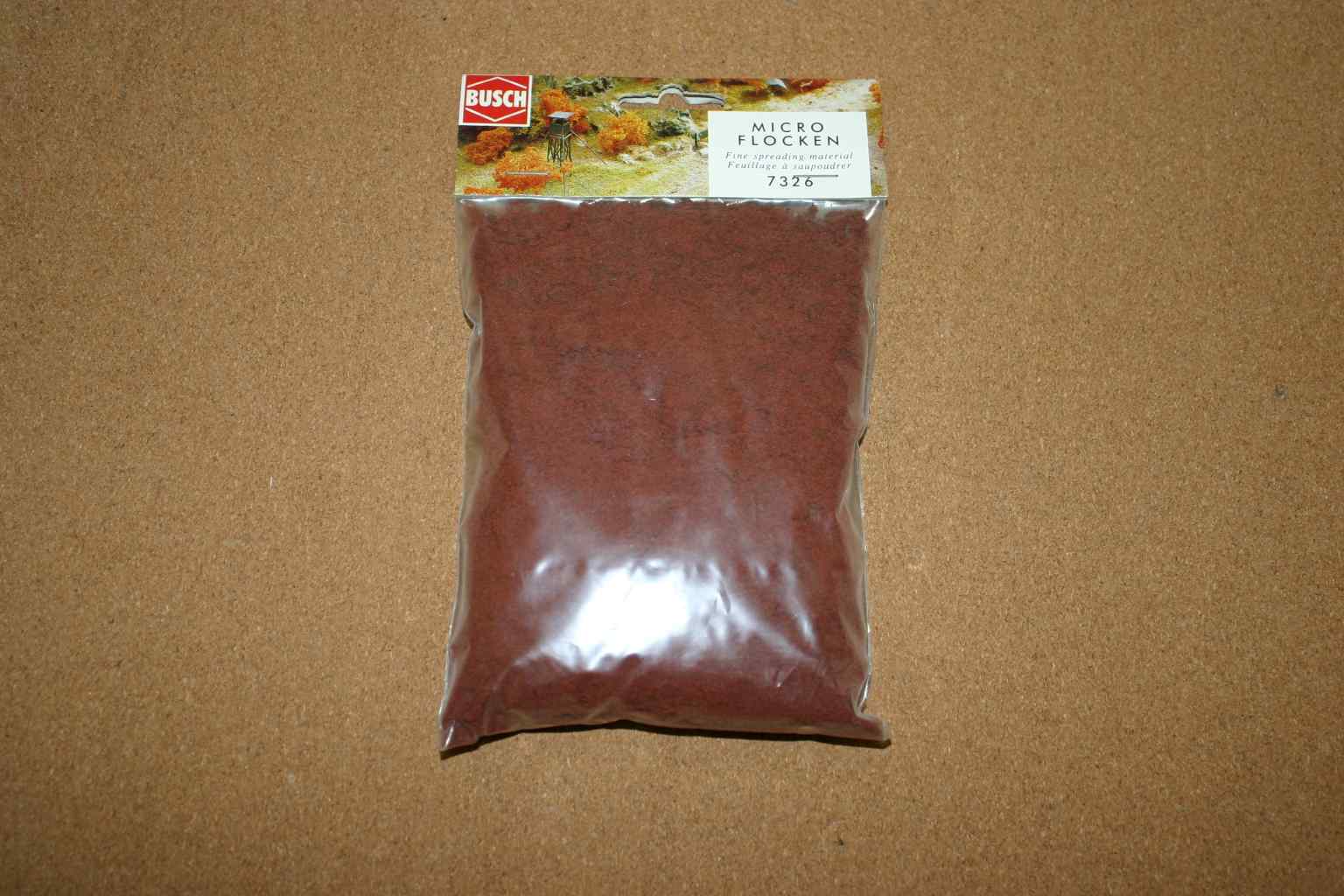 Busch 7326 Red / Brown Autumn Fine Flock 500ml 1 Busch 7326 Red / Brown Autumn Fine Flock 500ml