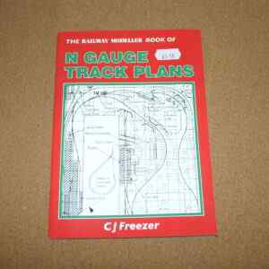 Peco PB-4 The Railway Modeller of N Gauge Track Plans by C.J.Freezer