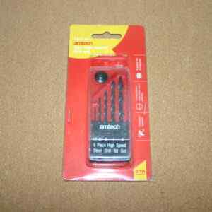 Amtech F0950 5 Peice Drill Set (1.5,2.5,3,4, 5mm) Complete with Case