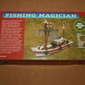 TP A81322-20 "Fishing Magician" Wooden Starter Boat Kit