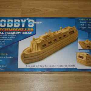 Hobby's Matchmodeller MM26 Canal Narrow Boat Matchstick Kit Approx. 1/20 Scale