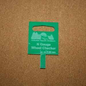 Golden Valley Hobbies GVB2BN N Gauge Back To Back Wheel Gauge 7.65mm Width