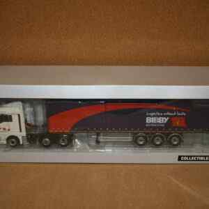 WSI Models 02-1378 MAN TGX XLX 6x2 Curtainside Trailer with (3 Axle Rigid) 'Bibby Distribution Transport' 1:50 Scale