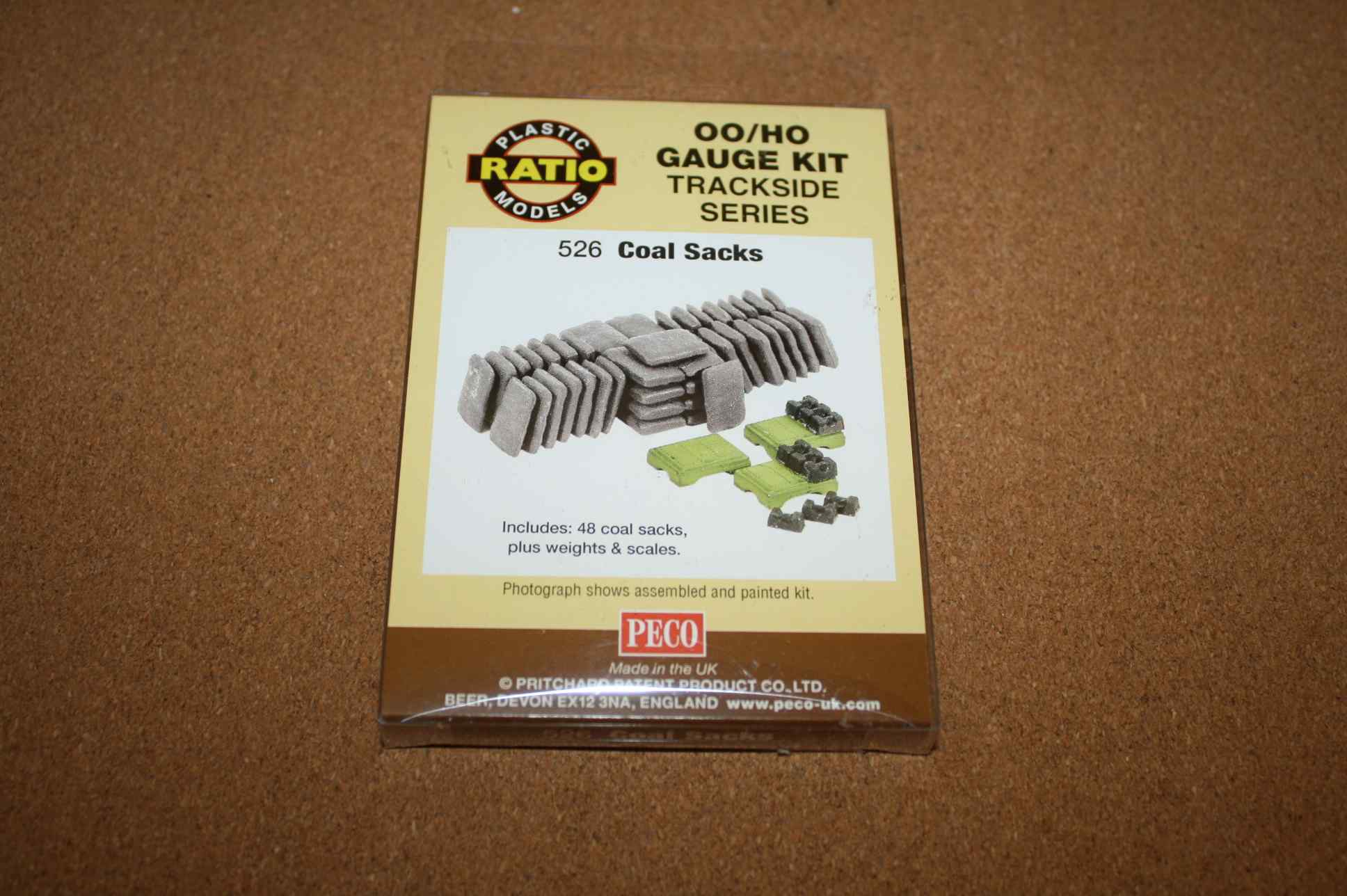 Ratio 526 Coal Sacks & Scales Scale Model Kit 1 Ratio 526 Coal Sacks & Scales Scale Model Kit
