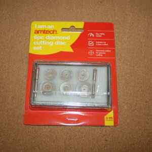 Amtech E1829 6 Piece Diamond Cutting Disc Set