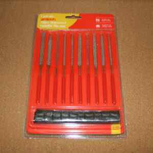 Amtech E1870 10 Piece Diamond Needle File Set