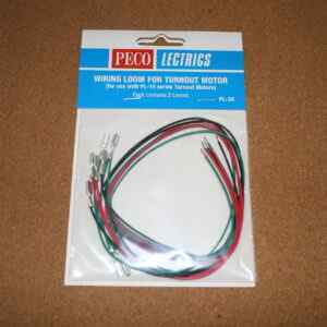 Peco Lectrics PL-34 Wiring Loom For Turnout Motor ( Use with PL-10 Series Motors)