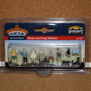 Bachmann Scenecraft 36-429 Hikers and Dog Walkers OO Scale Figures