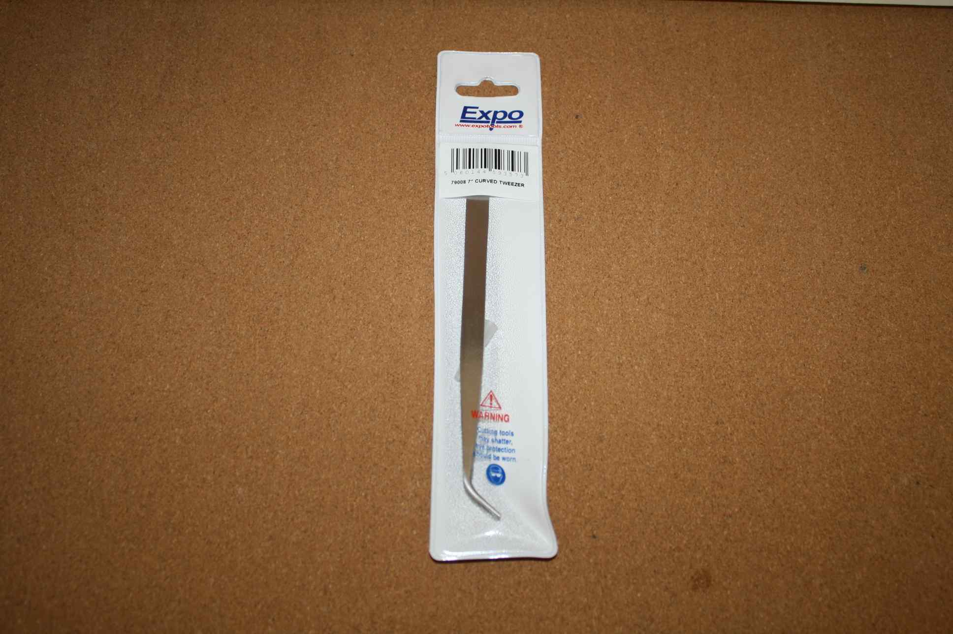 Expo Tools 79008 7" Curved Tweezer 1 Expo Tools 79008 7" Curved Tweezer