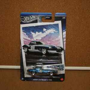 Hot Wheels Silver Series National Icons Jaguar E-Type 1:64 Scale