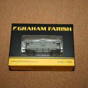 Graham Farish 377-301D LMS 20 Ton Brake Van BR Grey