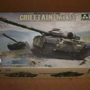 Takom PKTAK 02026 British Army Chieftain Mk 11 Main Battle Tank Model Kit 1/35 Scale