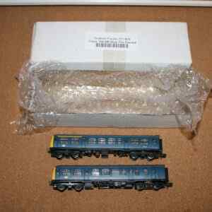 Graham Farish 371-876 Class 108 DMU BR Blue FYE 2 Car Unit Graham Farish Pre-Owned DCC Ready