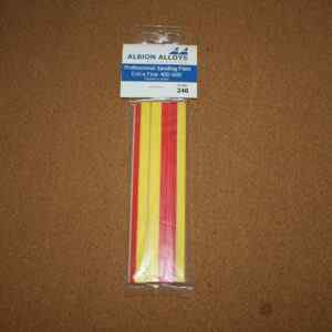 Albion Alloys 240 Professional Sanding Files Extra Fine 400/600 Grit 165 x 6 mm