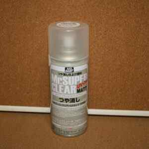 Mr Hobby B523 Mr Super Clear "UV Cut" Matt Spray (Varnish) 170m Can