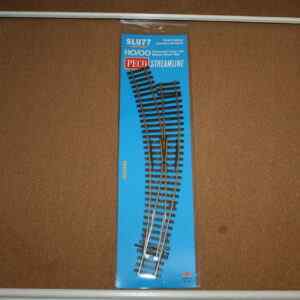 Peco Streamline SLU77 Unifrog Small Radius Curved Left Hand Turnout