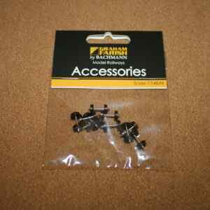 Graham Farish 379-410 Wagon Wheels 2 Hole Disc (Pk of 10) N Scale