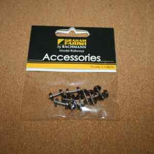 Graham Farish 379-411 Spoked Wagon Wheels (Pk of 10) N Scale