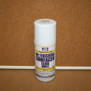 Mr Hobby B529 Mr Finishing Surfacer 1500 White Rattle Can 68ml