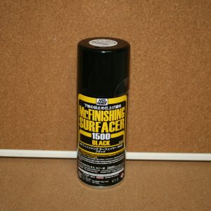 Mr Hobby B526 Mr Finishing Surfacer 1500 Black Rattle Can 68ml