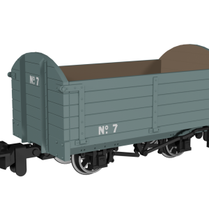 Rapido 990003 Dropside Open Wagon Plain Grey No7 009 Scale
