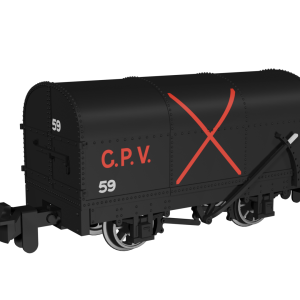 Rapido 990202 Gunpowder Van Black with Red Cross No59 009 Scale