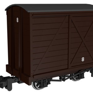 Rapido 990302 Covered Van Plain Brown No.8 009 Scale