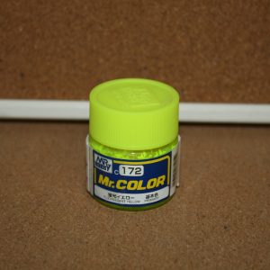 Home 2022 4 Mr Hobby C172 Fluorescent Yellow Semi Gloss Acrylic Paint (Solvent Based)