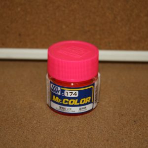 Home 2022 2 Mr Hobby C174 Fluorescent Pink Semi Gloss Acrylic Paint (Solvent Based)