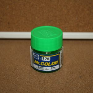 Home 2022 1 Mr Hobby C175 Fluorescent Green Semi Gloss Acrylic Paint (Solvent Based)