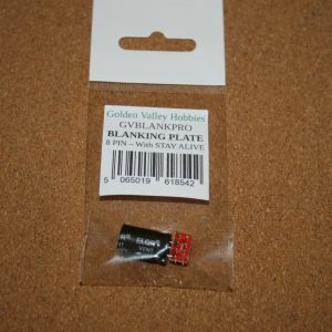 Golden Valley Hobbies GVBLANKPRO 8 Pin Blanking Plate with Stay Alive