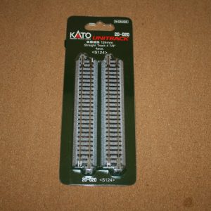 Kato 20-020 Straight Track 124mm long Pk. of 4 N Gauge