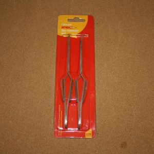 Amtech R0380 Cross-Action Tweezer Set 2pce Fibre Grip handle